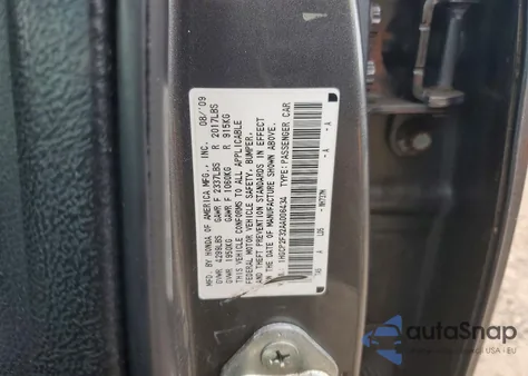 2010 Honda Accord Lx z USA, uszkodzony, nr VIN 1HGCP2F32AA006434